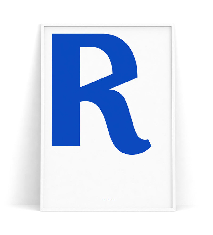 Cirulis Display Letter R