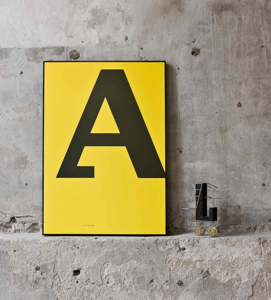 Cirulis Display Letter A poster