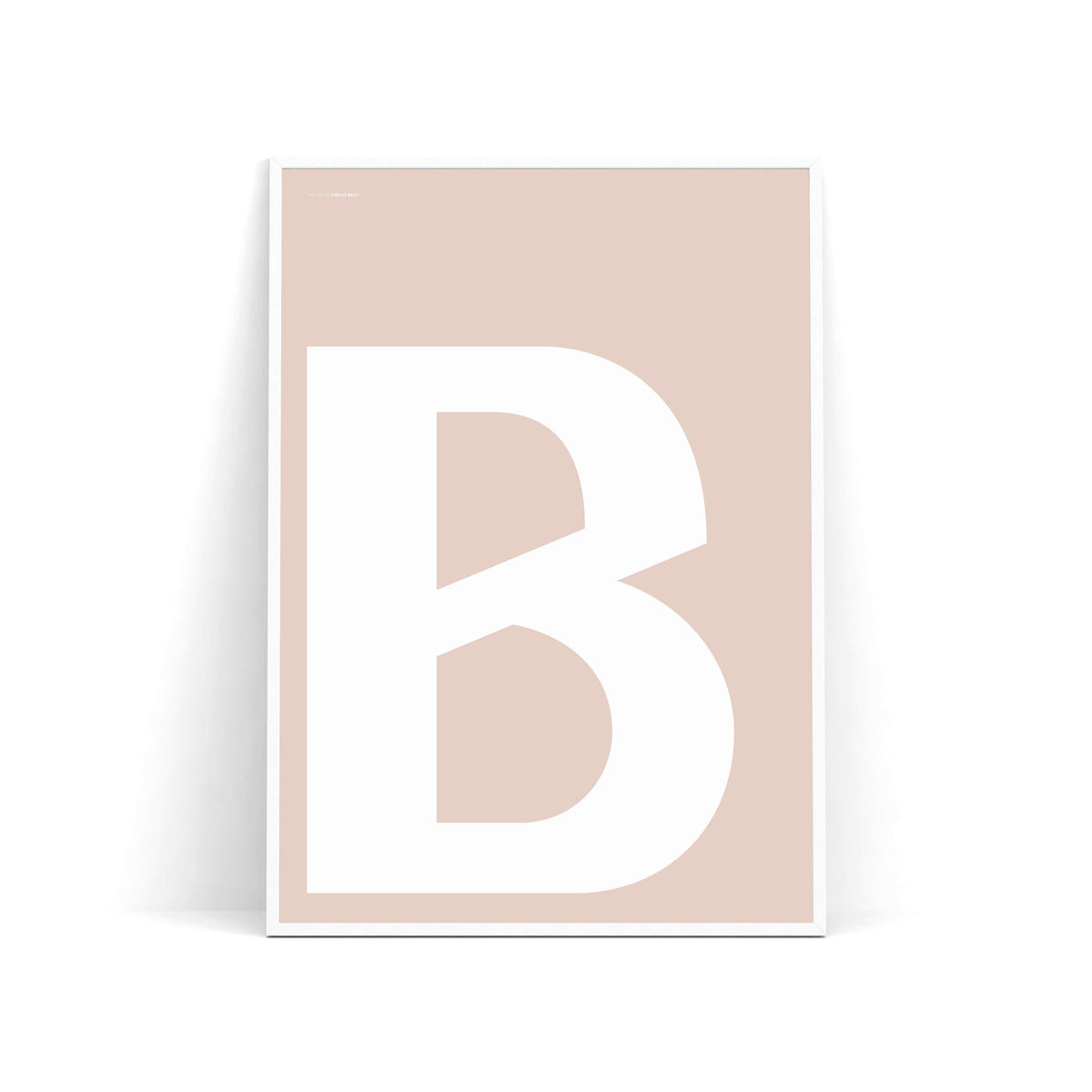 Baltic Letters — Graphic Print (Pink) – MIESAI